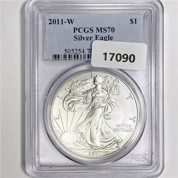 2011-W American Silver Eagle PCGS MS70
