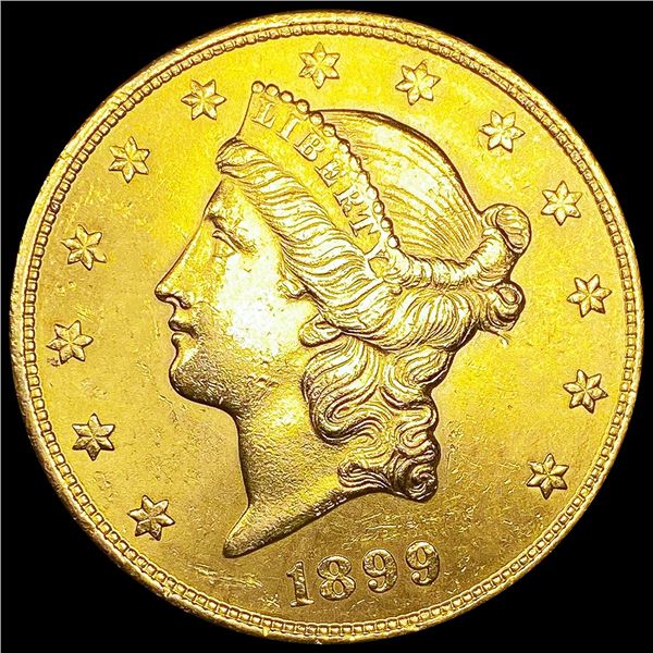 1899-S $20 Gold Double Eagle UNCIRCULATED