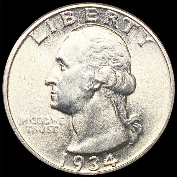 1934 Washington Silver Quarter UNCIRCULATED