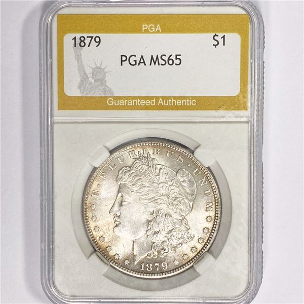 1879 Morgan Silver Dollar PGA MS65