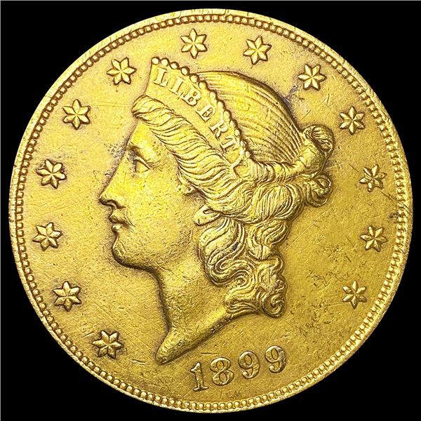 1899 $20 Gold Double Eagle UNCIRCULATED