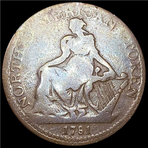 1781 Colonial Coin NICELY CIRCULATED