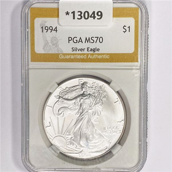 1994 American Silver Eagle PGA MS70