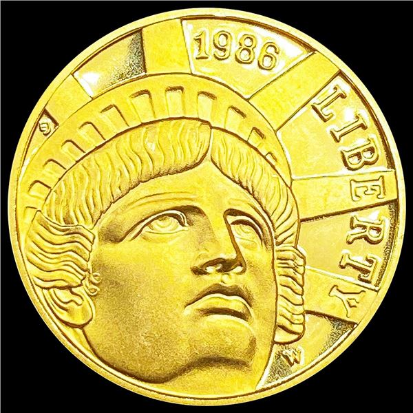 1986-W 1/10oz Gold $5 Liberty Eagle CHOICE PROOF