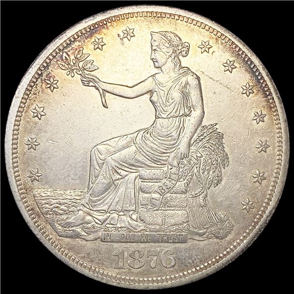 1876-S Silver Trade Dollar UNCIRCULATED