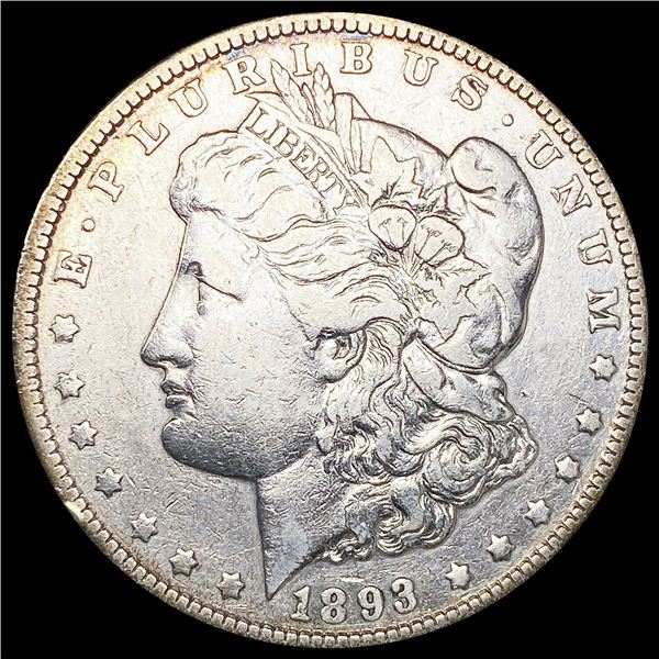 1893 Morgan Silver Dollar ABOUT UNCIRCULATED