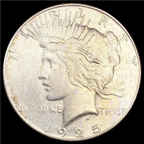 1925-S Silver Peace Dollar CLOSELY UNCIRCULATED