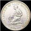 Image 1 : 1893 Isabella Silver Quarter UNCIRCULATED