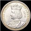 Image 2 : 1893 Isabella Silver Quarter UNCIRCULATED