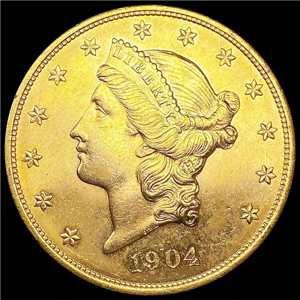 1904 $20 Gold Double Eagle UNCIRCULATED