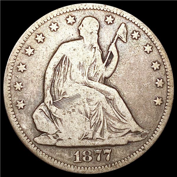 1877-S Seated Liberty Half Dollar NICE CIRC