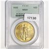 Image 1 : 1920 $20 Gold Double Eagle PCGS MS61