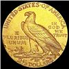 Image 2 : 1925-D $2.50 Gold Quarter Eagle ABOUT UNC