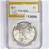 Image 1 : 1927 Silver Peace Dollar PGA MS63