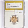 Image 1 : 1908 Indian Head Cent PGA MS645 RED