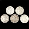 Image 1 : (5) Morgan Dollars (1887, 1884-O, 1881-S, 1882, 1