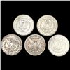 Image 2 : (5) Morgan Dollars (1887, 1884-O, 1881-S, 1882, 1