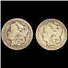 Image 1 : (2) Morgan Dollars (1887-O, 1889-O) NICELY CIRCUL