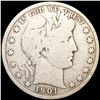 Image 1 : 1901-S Barber Half Dollar NICELY CIRCULATED