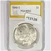 Image 1 : 1890-S Morgan Silver Dollar PGA MS62