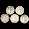Image 1 : (5) Morgan Dollars (1878-S, (2) 1878, 1888-O, 192
