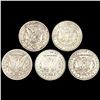 Image 2 : (5) Morgan Dollars (1878-S, (2) 1878, 1888-O, 192