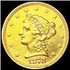 Image 1 : 1878 $2.50 Gold Quarter Eagle CLOSE UNC