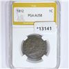 Image 1 : 1812 Large Cent PGA AU58