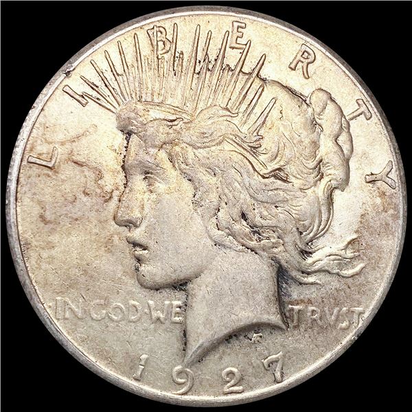 1927 Silver Peace Dollar CLOSELY UNCIRCULATED