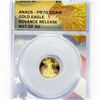 Image 1 : 2022-W Gold 1/10oz $5 Eagle ANACS PR70 DCAM