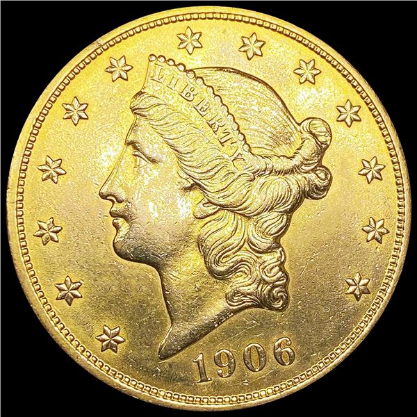 1906-D $20 Gold Double Eagle UNCIRCULATED
