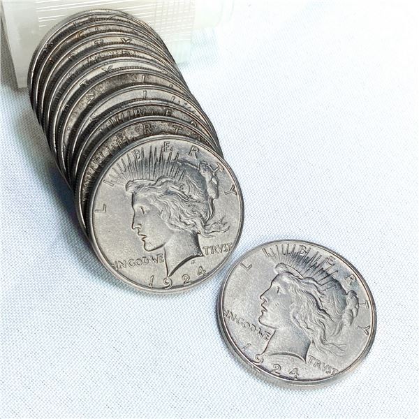 1924-S Peace Silver Dollar Roll ( Coins) BU