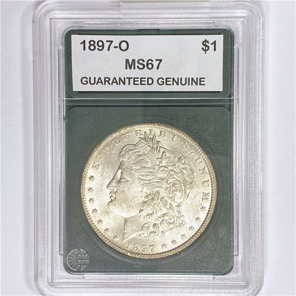 1897-O Morgan Silver Dollar GG MS67