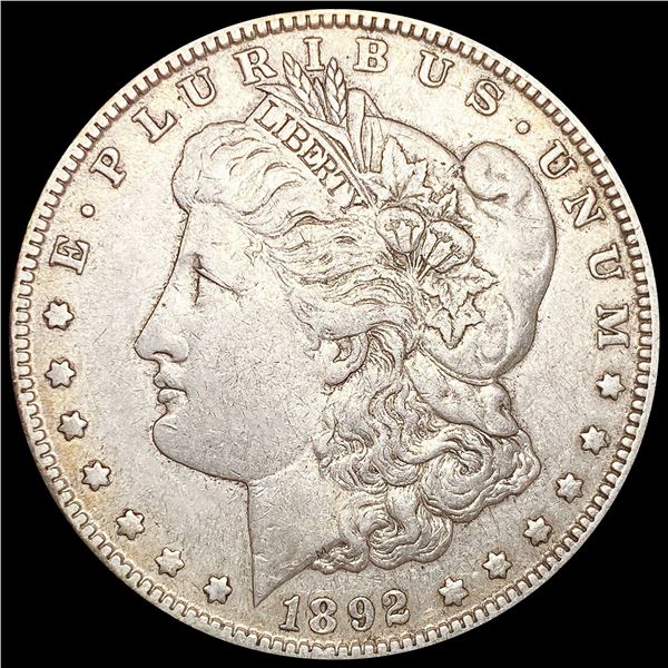 1892-O Morgan Silver Dollar ABOUT UNCIRCULATED