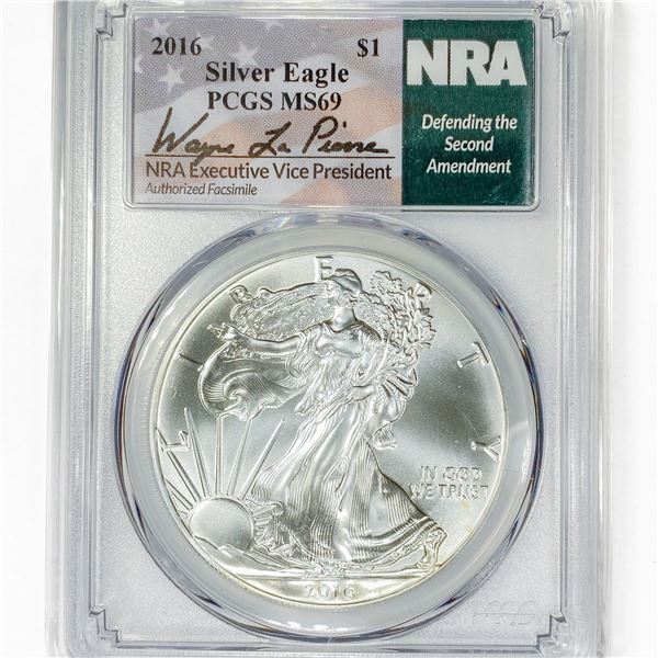 2016 American Silver Eagle PCGS MS69