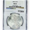 Image 1 : 1884-O Morgan Silver Dollar NGC MS63