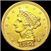 Image 1 : 1854 $2.50 Gold Quarter Eagle UNCIRCULATED