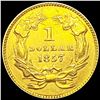Image 2 : 1857 Rare Gold Dollar UNCIRCULATED