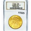Image 1 : 1907 $20 Gold Double Eagle NGC MS63