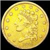 Image 1 : 1836 $2.50 Gold Quarter Eagle NICELY CIRCULATED