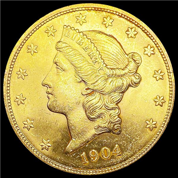 1904 $20 Gold Double Eagle UNCIRCULATED