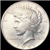 Image 1 : 1921 Silver Peace Dollar CLOSELY UNCIRCULATED
