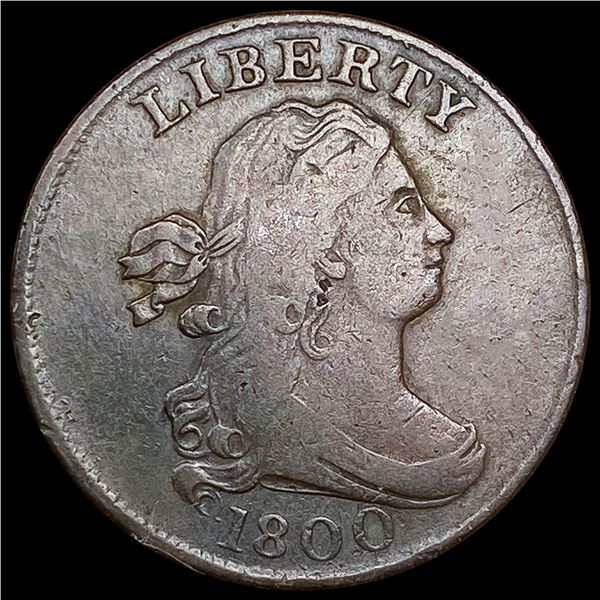 1800 Draped Bust Half Cent NICELY CIRCULATED