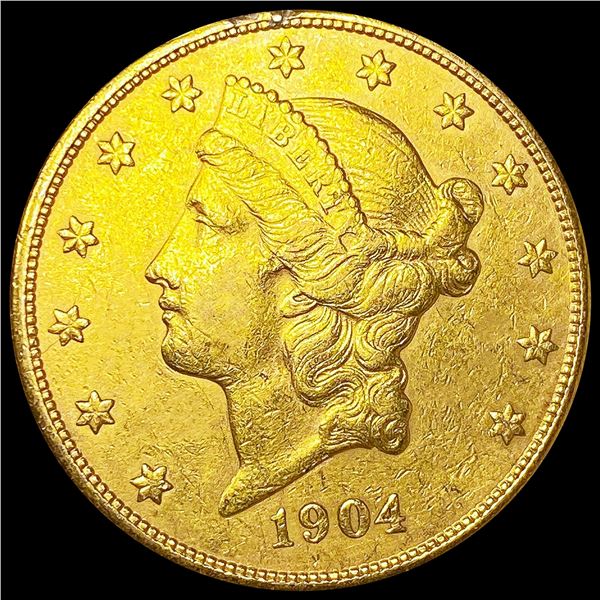 1904-S $20 Gold Double Eagle UNCIRCULATED