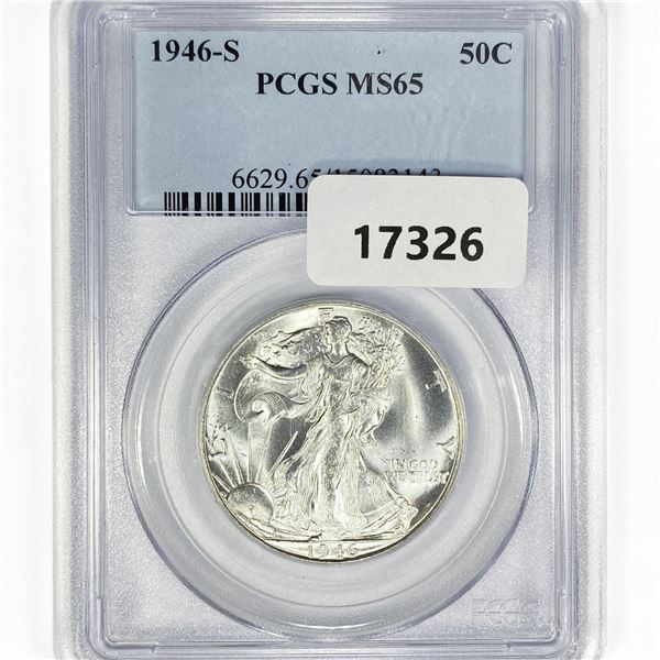 1946-S Walking Liberty Half Dollar PCGS MS65