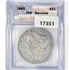 Image 1 : 1893 Morgan Silver Dollar ICG