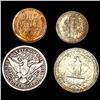 Image 2 : (4) Misc Coins (1893, 1917, 1919, 1934) UNCIRCULA