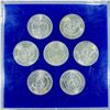 Image 2 : 1883-1904 O Morgan Silver Dollar Set (7 Coins) BU