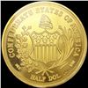 Image 2 : 1861 Georgia 24kt Gold Half Dollar CHOICE PROOF