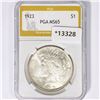 Image 1 : 1923 Silver Peace Dollar PGA MS65
